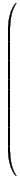 $\displaystyle \left(\vphantom{\vec{I}_{9}\begin{array}{ccccccccc} 1 & 1 & 1 & 1â€¦ â€¦ & \omega & 0 & 0 & \omega^{2} & \omega^{2} & \omega^{2} & 1\end{array}}\right.$