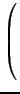 $\displaystyle \left(\vphantom{\begin{array}{cccccccc} 1 & 3 & 1 & 2 & 1 & 0 & 0â€¦ â€¦ 0 & 0 & 3 & 1 & 2 & 1 & 0\\ 1 & 0 & 0 & 0 & 3 & 1 & 2 & 1\end{array}}\right.$